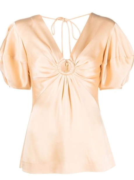 ruched blouse McCartney Stella Women puff-sleeve 0502